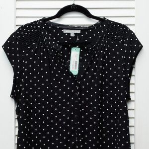 NWT: Daniel Rainn Bernal Split Neck Blouse - L